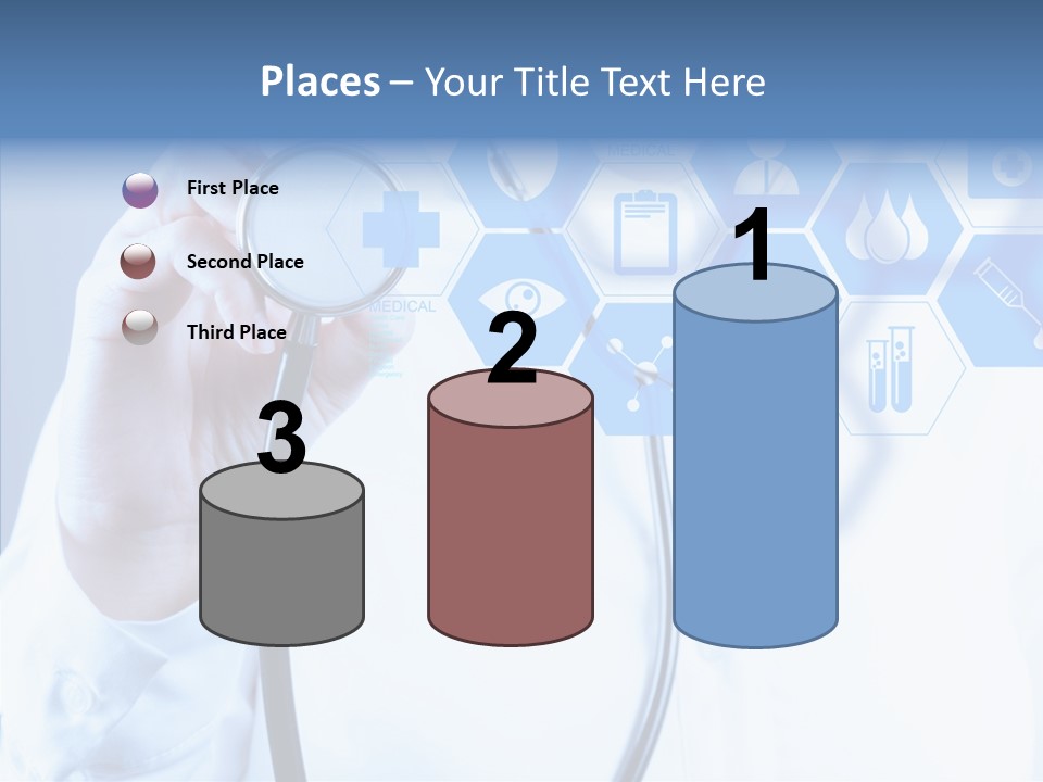 Press Medic Symbol PowerPoint Template
