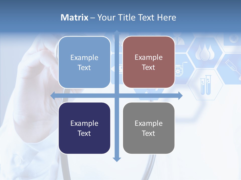 Press Medic Symbol PowerPoint Template