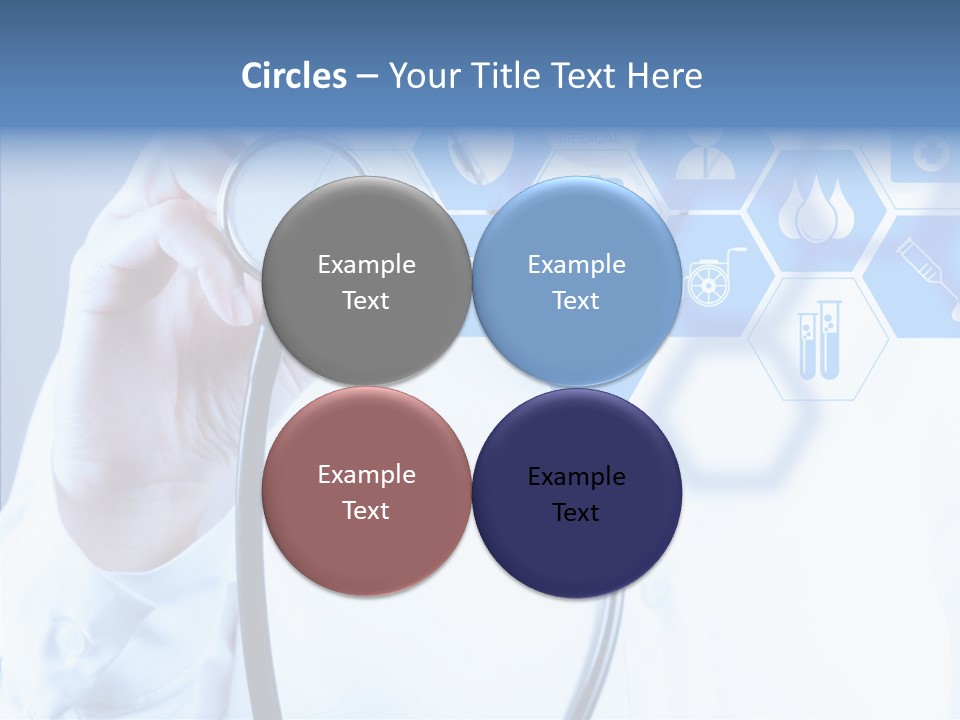 Press Medic Symbol PowerPoint Template