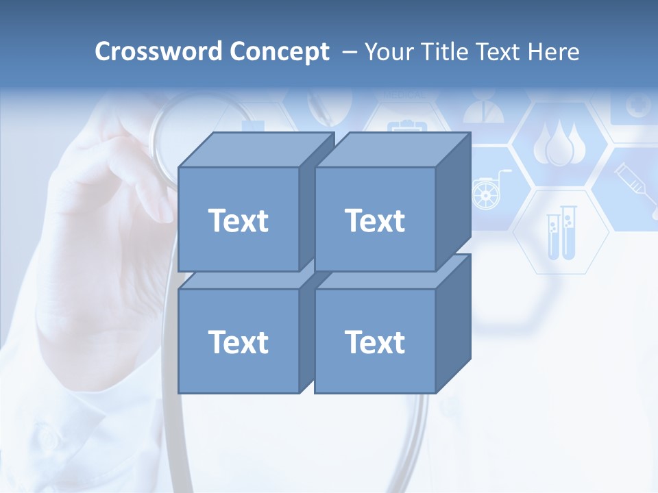 Press Medic Symbol PowerPoint Template