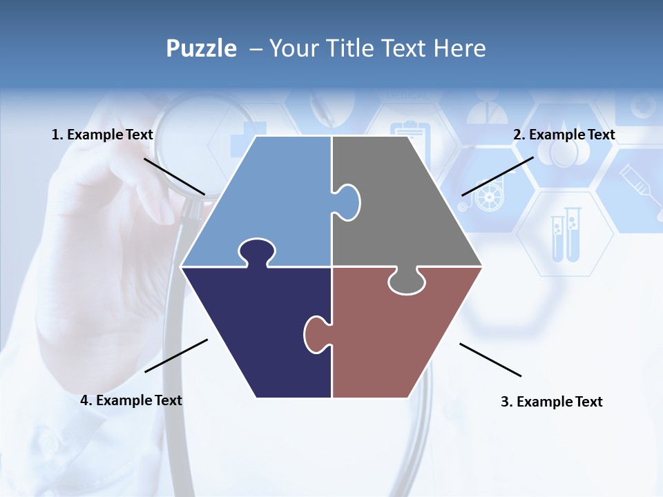 Press Medic Symbol PowerPoint Template