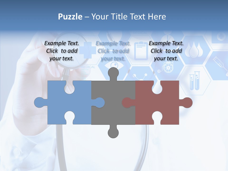 Press Medic Symbol PowerPoint Template