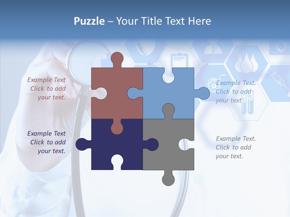 Press Medic Symbol PowerPoint Template