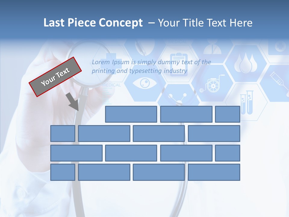 Press Medic Symbol PowerPoint Template