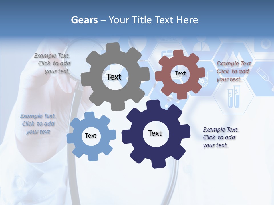 Press Medic Symbol PowerPoint Template