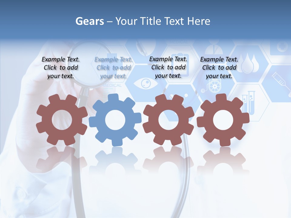 Press Medic Symbol PowerPoint Template