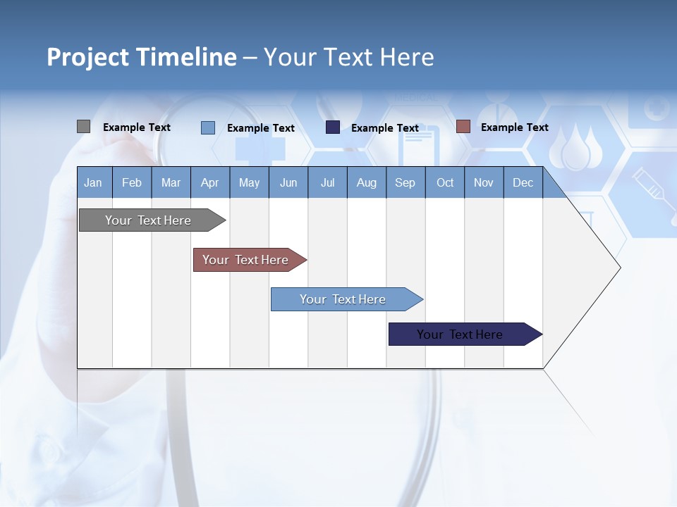 Press Medic Symbol PowerPoint Template