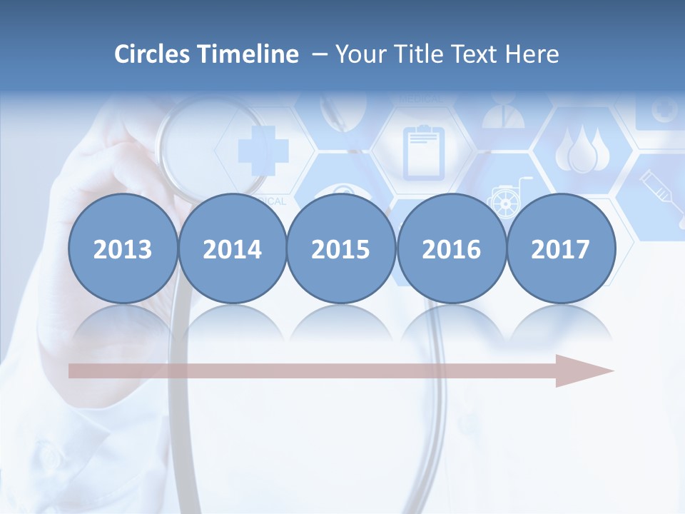 Press Medic Symbol PowerPoint Template