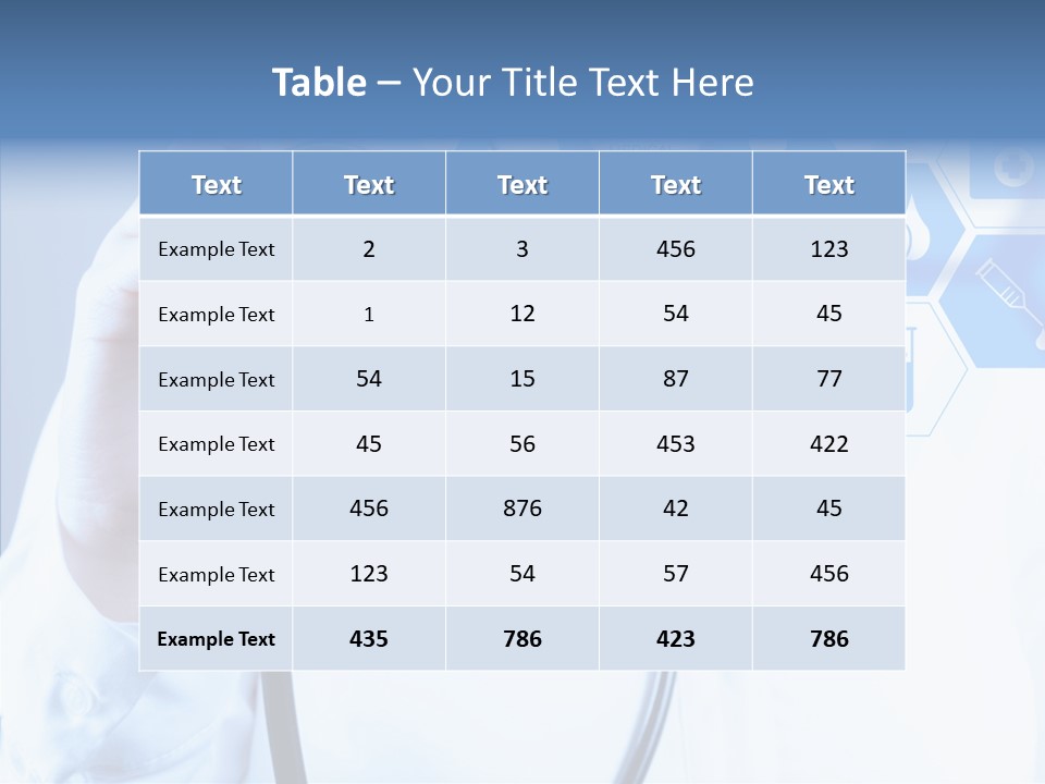 Press Medic Symbol PowerPoint Template