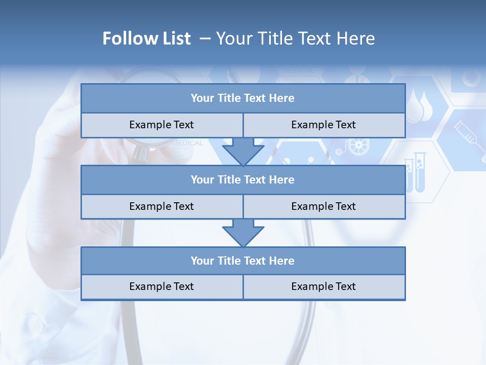 Press Medic Symbol PowerPoint Template