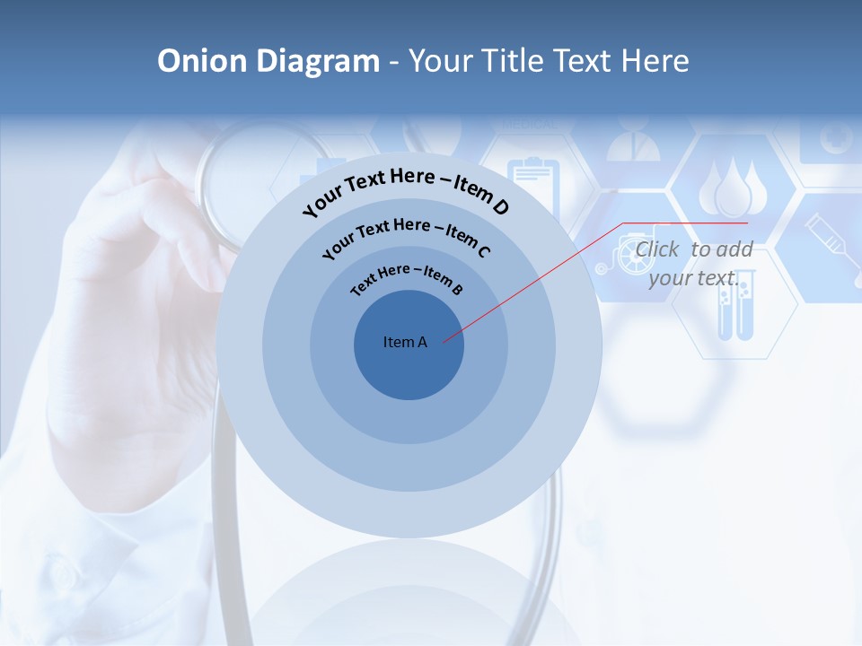 Press Medic Symbol PowerPoint Template