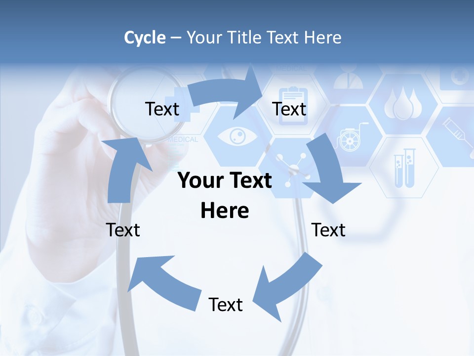 Press Medic Symbol PowerPoint Template