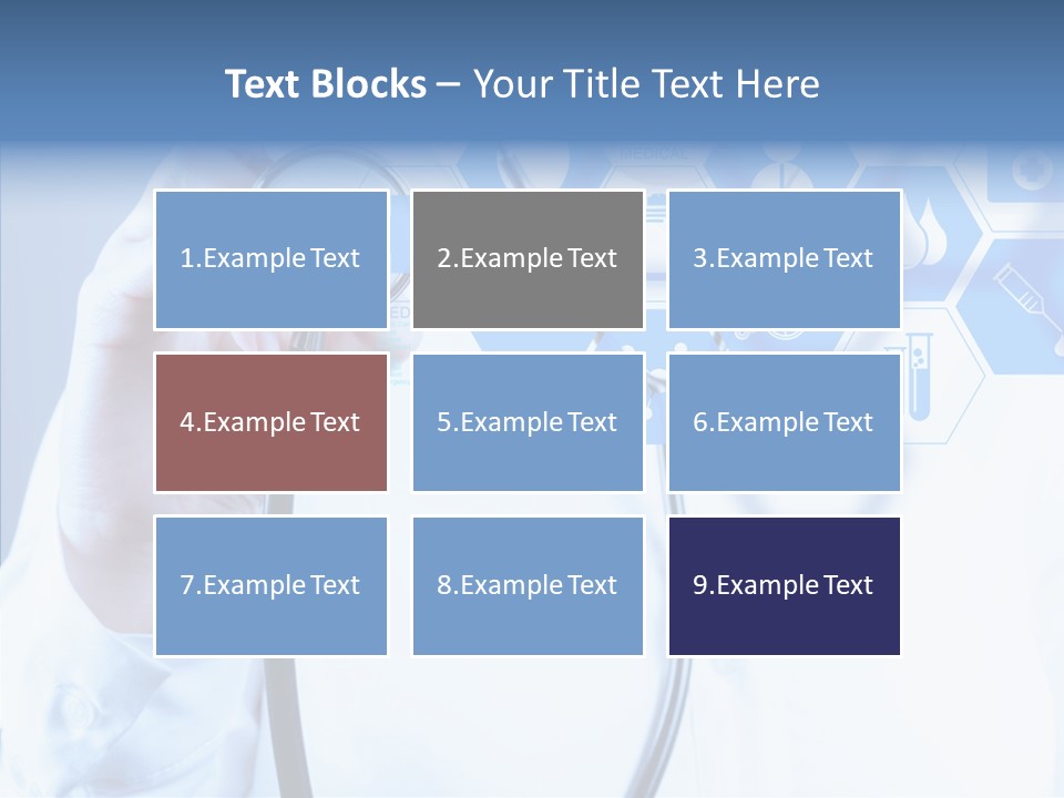 Press Medic Symbol PowerPoint Template