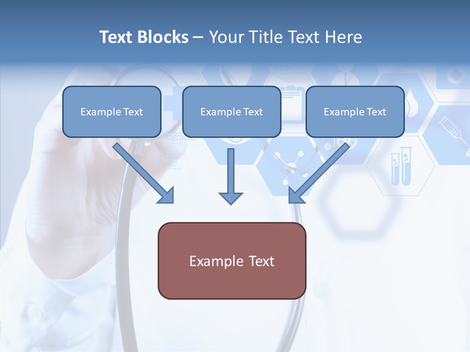 Press Medic Symbol PowerPoint Template
