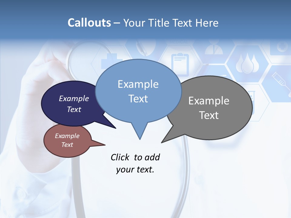 Press Medic Symbol PowerPoint Template