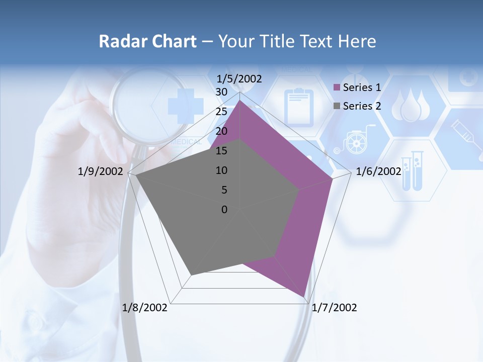 Press Medic Symbol PowerPoint Template