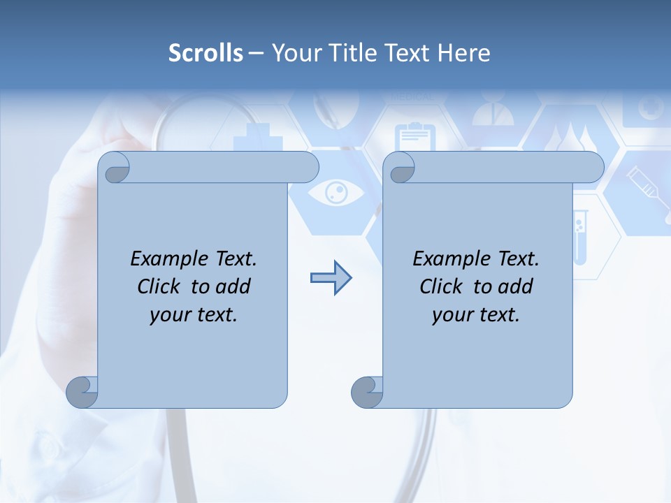 Press Medic Symbol PowerPoint Template