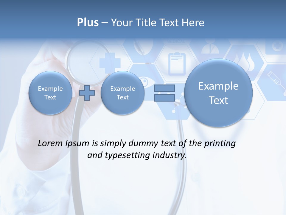 Press Medic Symbol PowerPoint Template