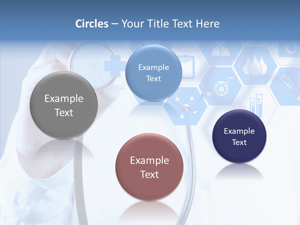Press Medic Symbol PowerPoint Template
