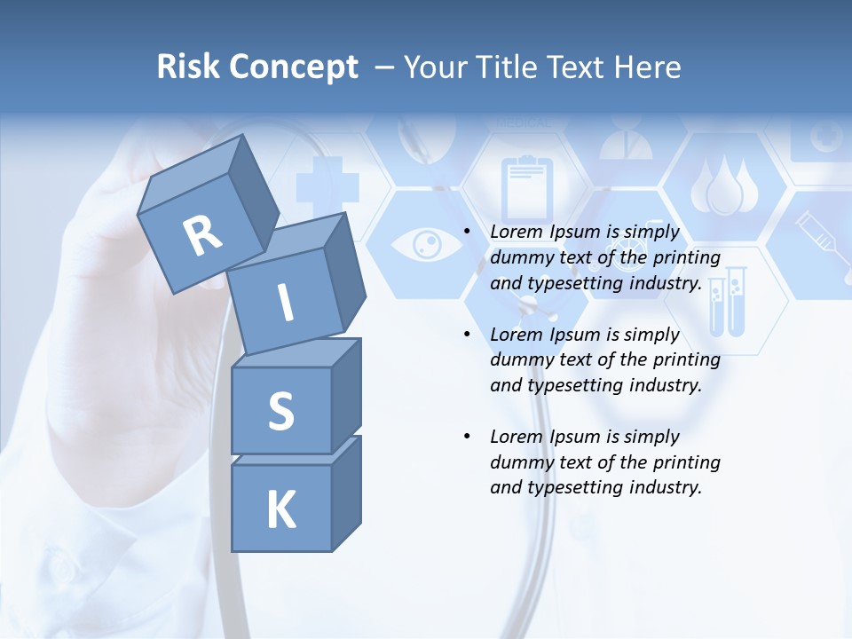 Press Medic Symbol PowerPoint Template