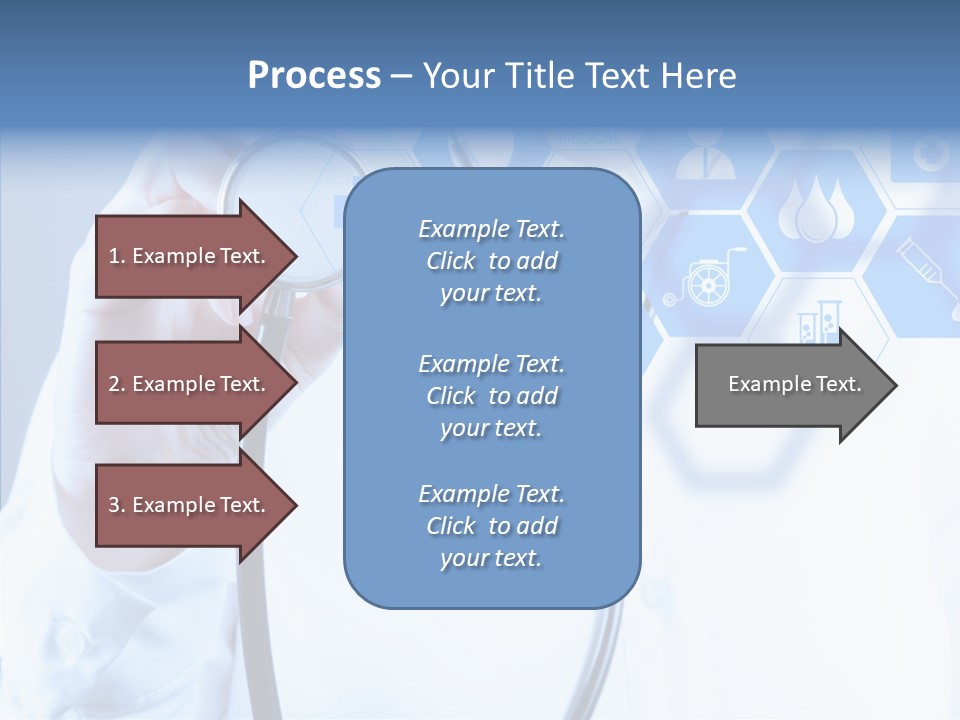 Press Medic Symbol PowerPoint Template