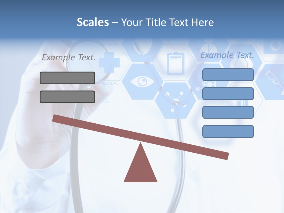 Press Medic Symbol PowerPoint Template