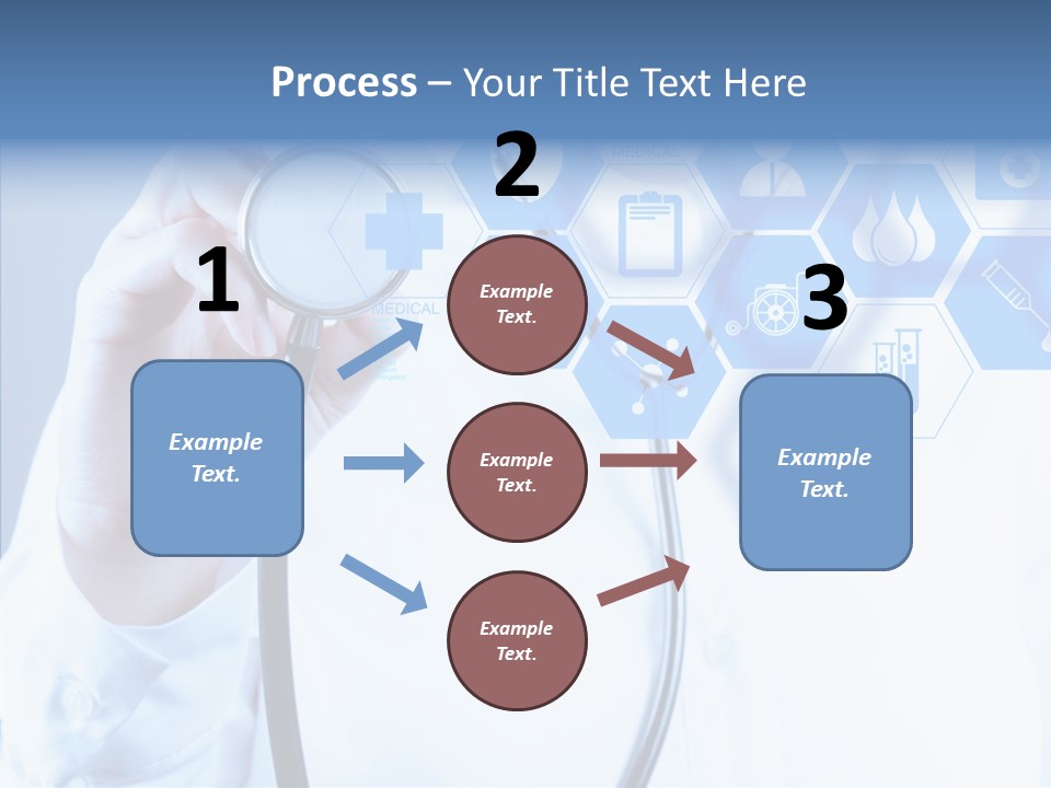 Press Medic Symbol PowerPoint Template
