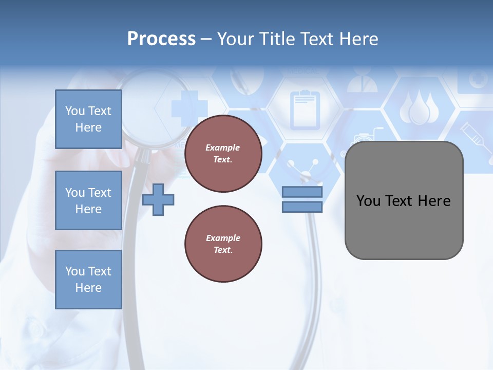 Press Medic Symbol PowerPoint Template