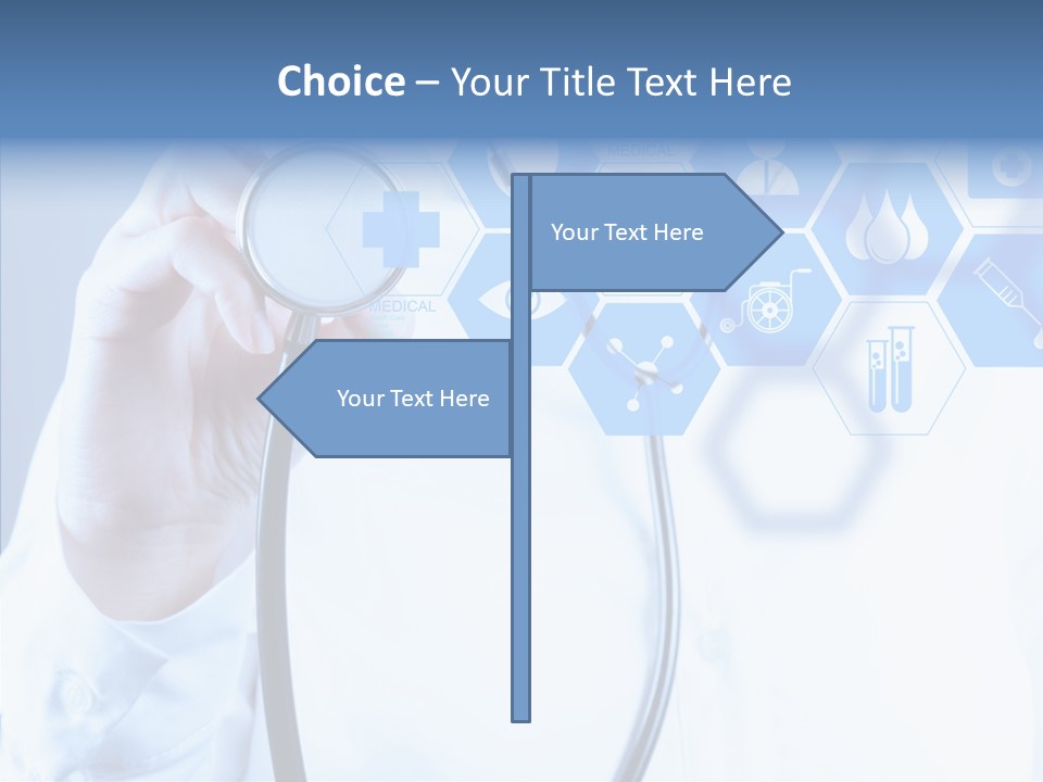 Press Medic Symbol PowerPoint Template
