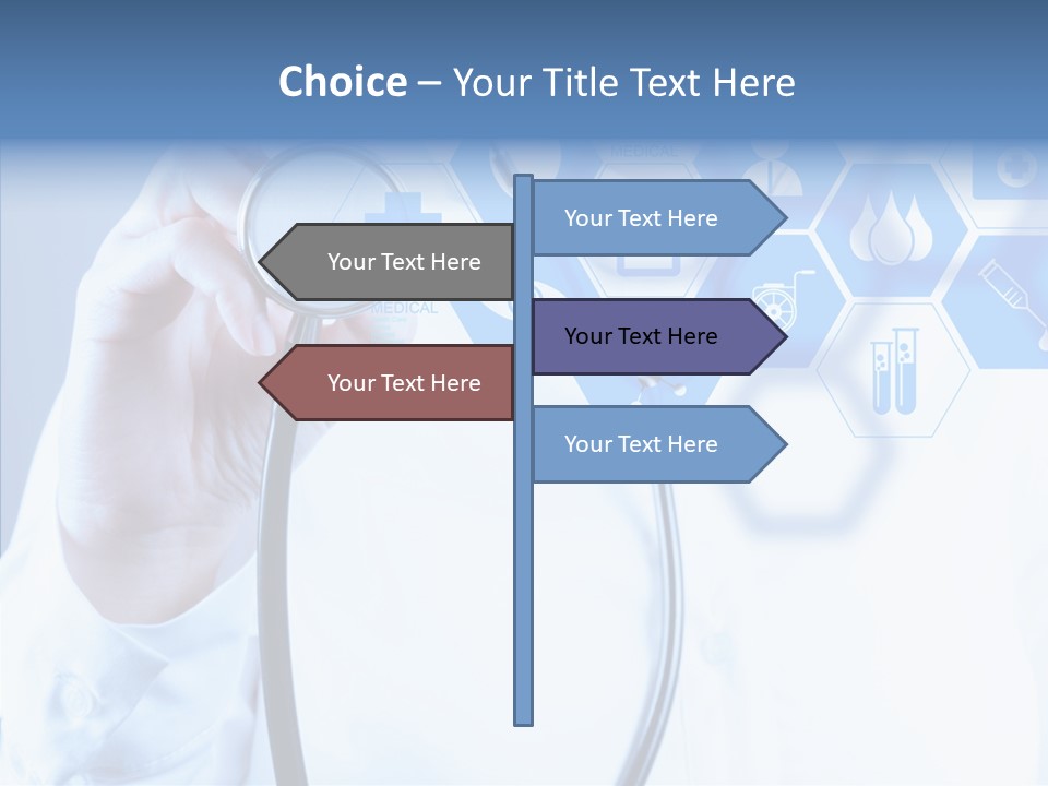 Press Medic Symbol PowerPoint Template