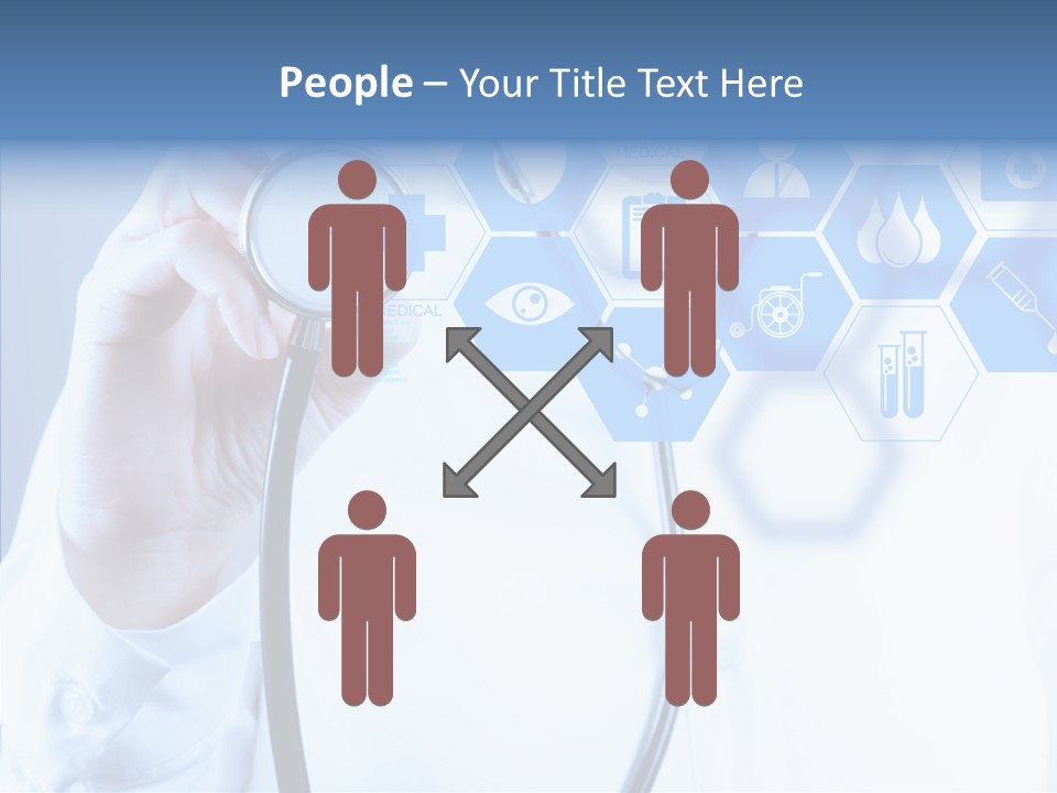Press Medic Symbol PowerPoint Template