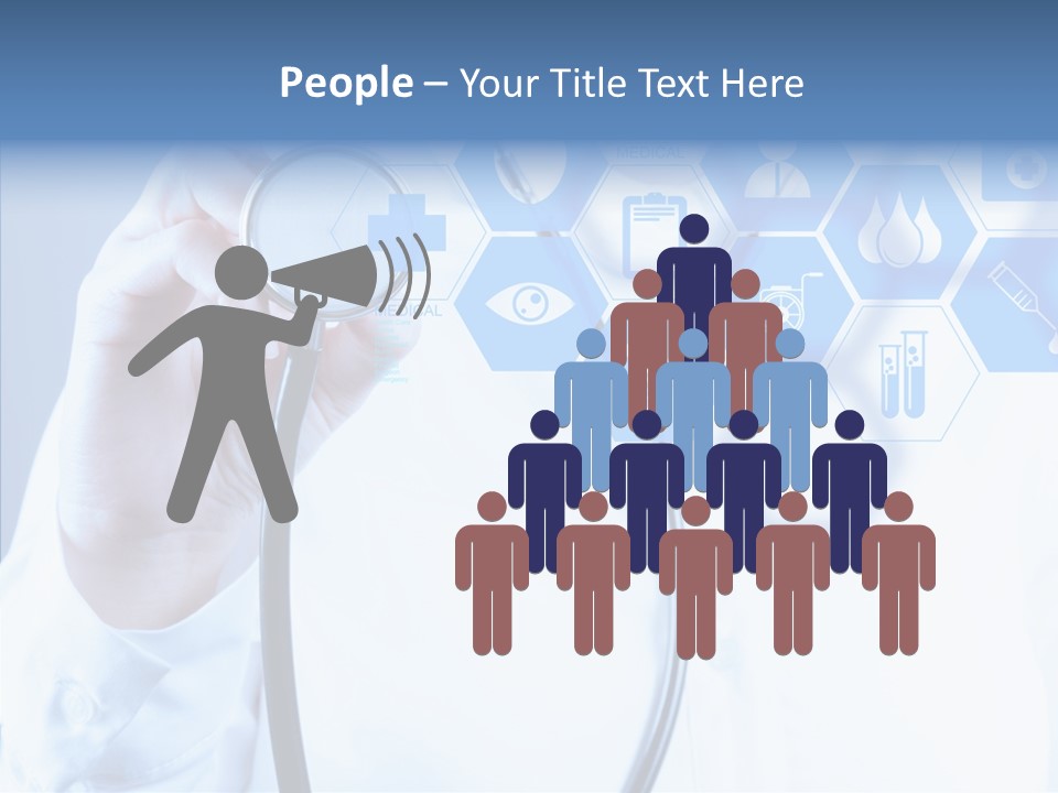 Press Medic Symbol PowerPoint Template