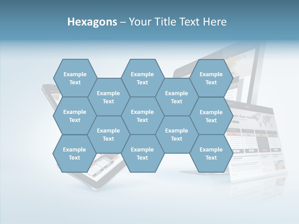 Isolated Phone Hosting PowerPoint Template
