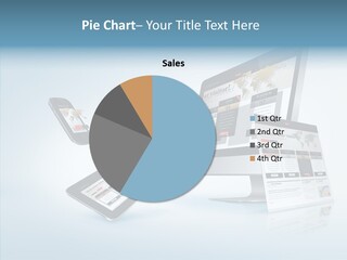 Isolated Phone Hosting PowerPoint Template