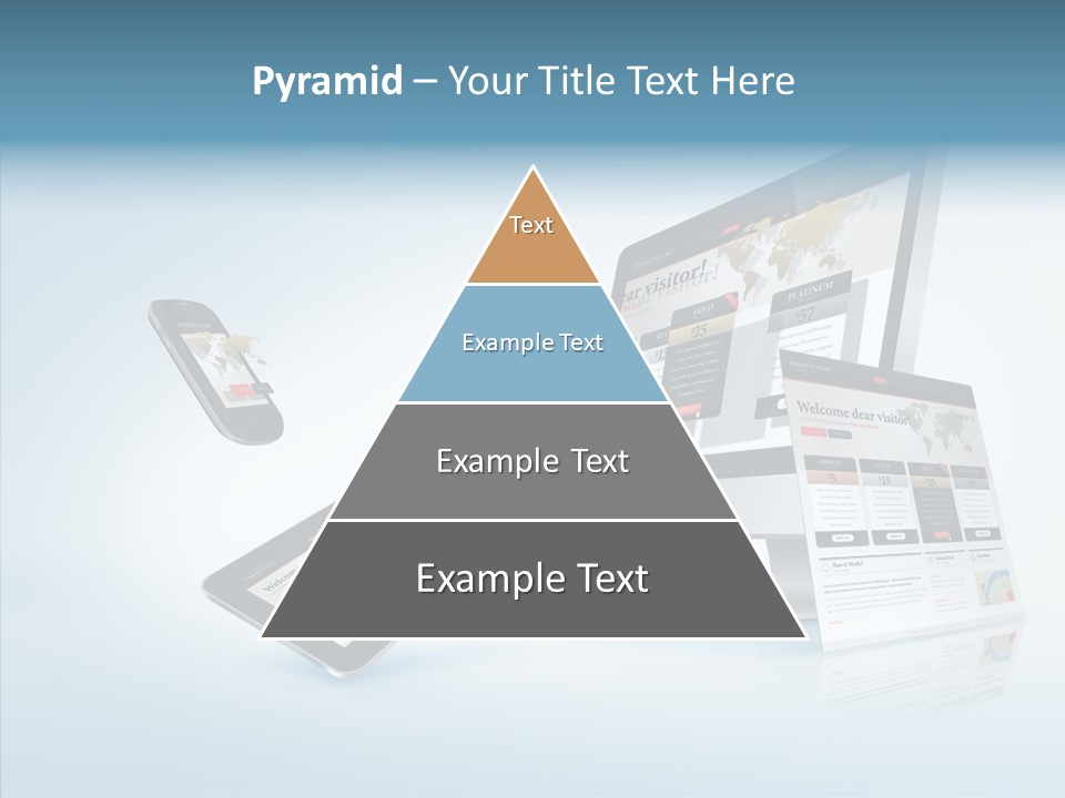Isolated Phone Hosting PowerPoint Template