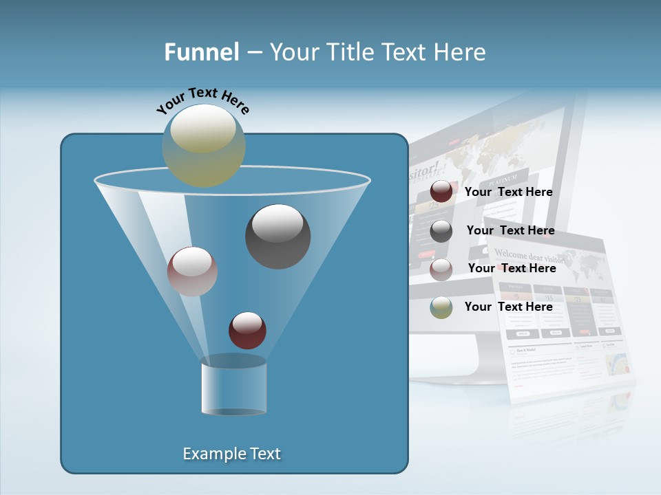 Isolated Phone Hosting PowerPoint Template