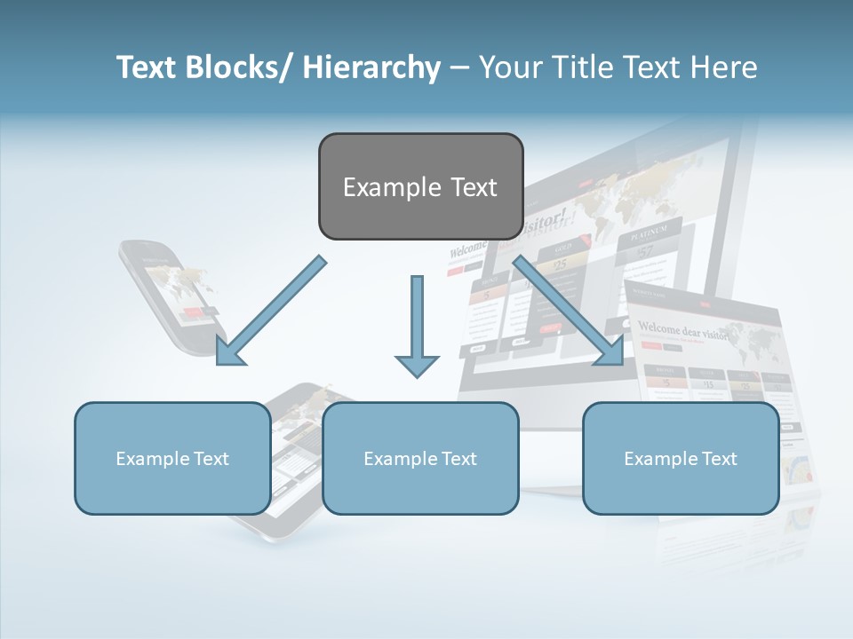 Isolated Phone Hosting PowerPoint Template
