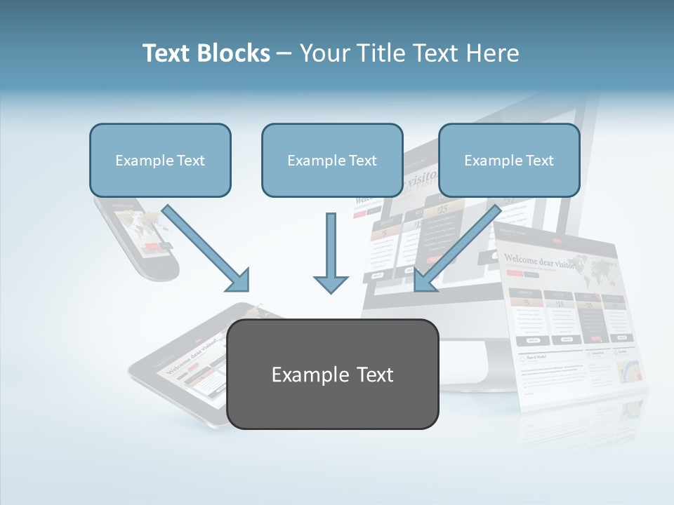 Isolated Phone Hosting PowerPoint Template