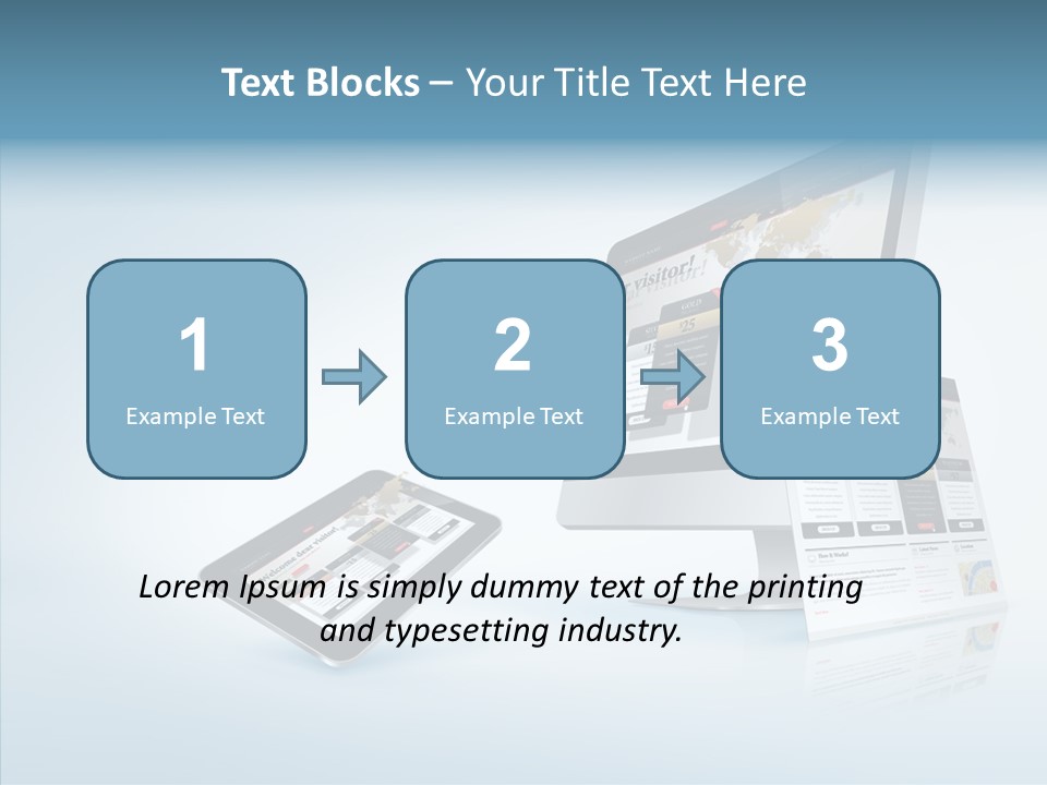 Isolated Phone Hosting PowerPoint Template