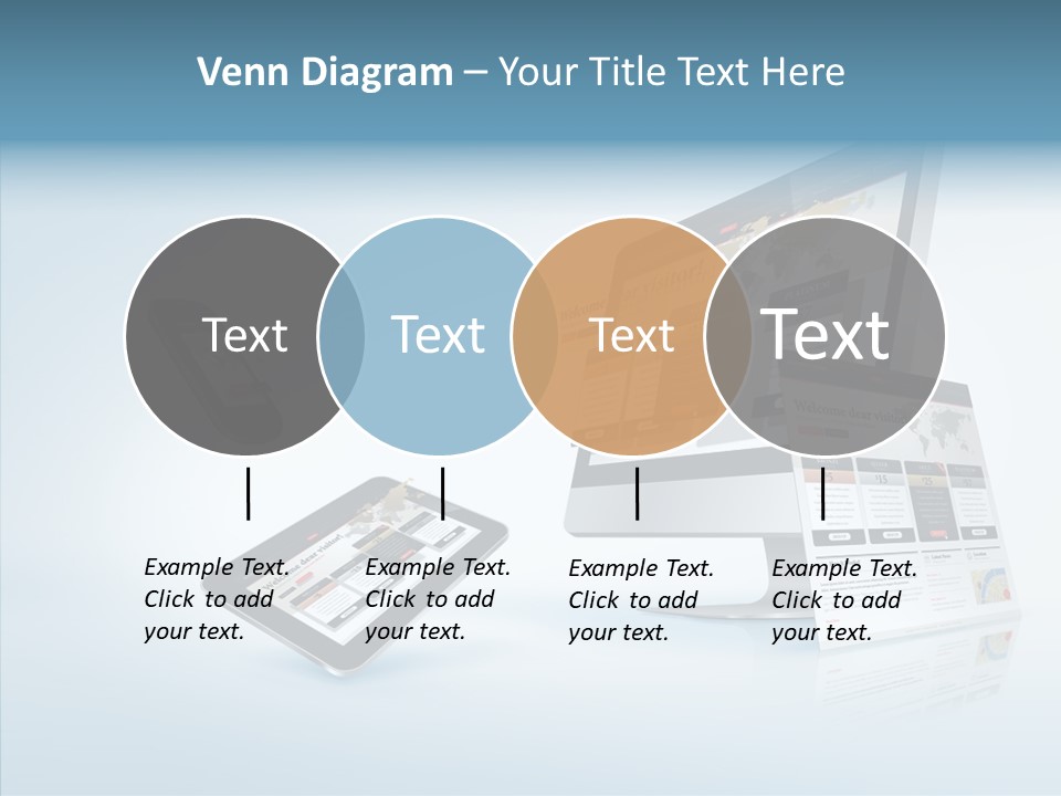 Isolated Phone Hosting PowerPoint Template