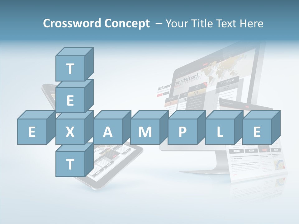 Isolated Phone Hosting PowerPoint Template