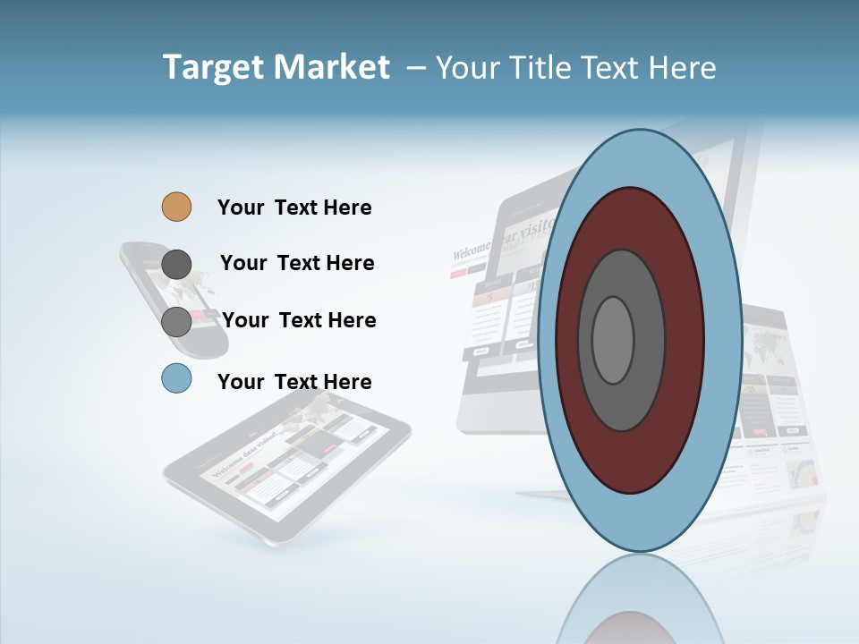 Isolated Phone Hosting PowerPoint Template