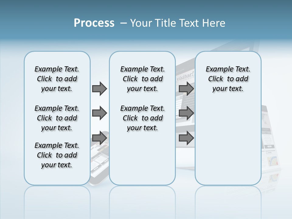Isolated Phone Hosting PowerPoint Template