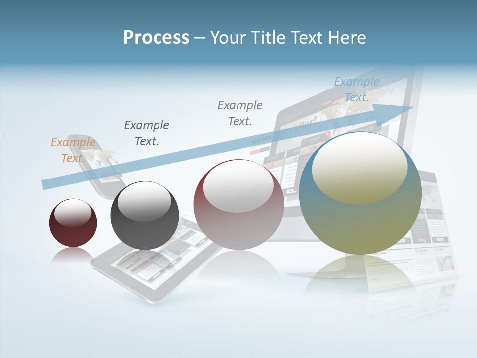 Isolated Phone Hosting PowerPoint Template