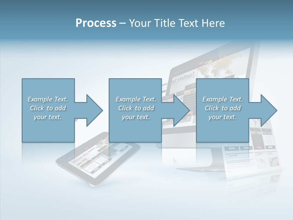 Isolated Phone Hosting PowerPoint Template