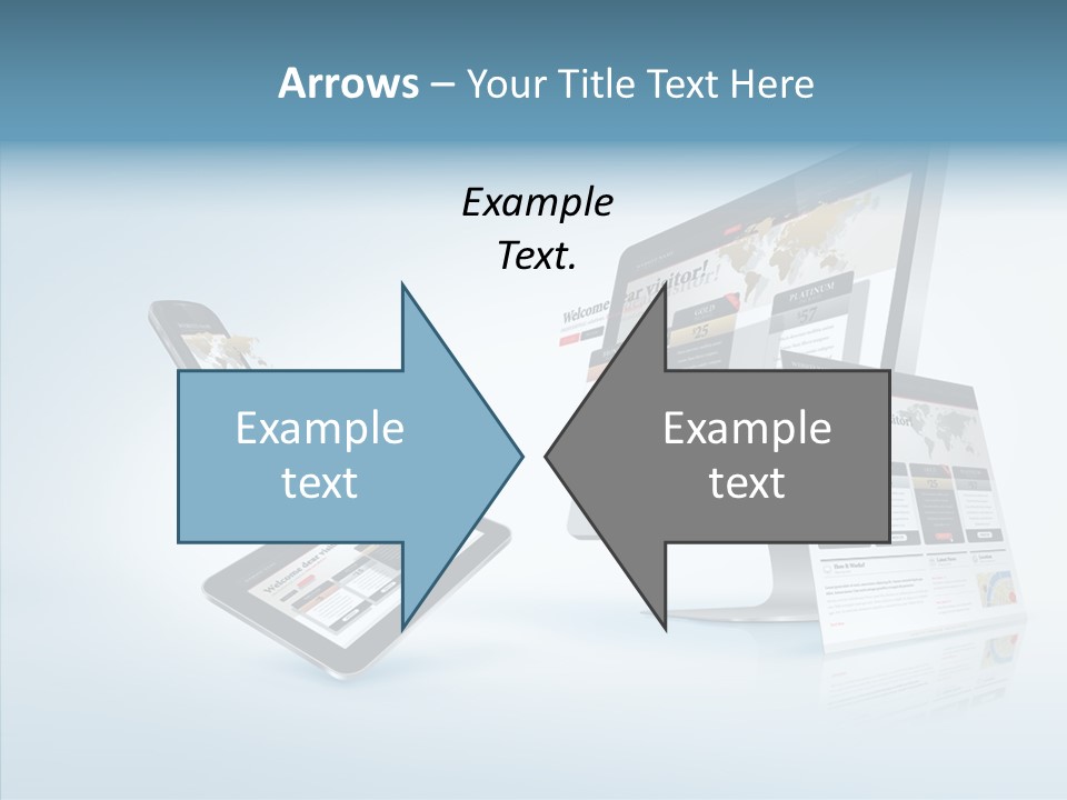 Isolated Phone Hosting PowerPoint Template