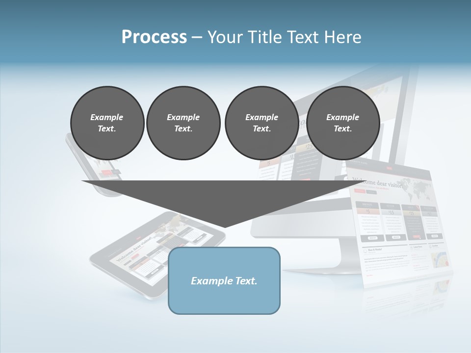 Isolated Phone Hosting PowerPoint Template
