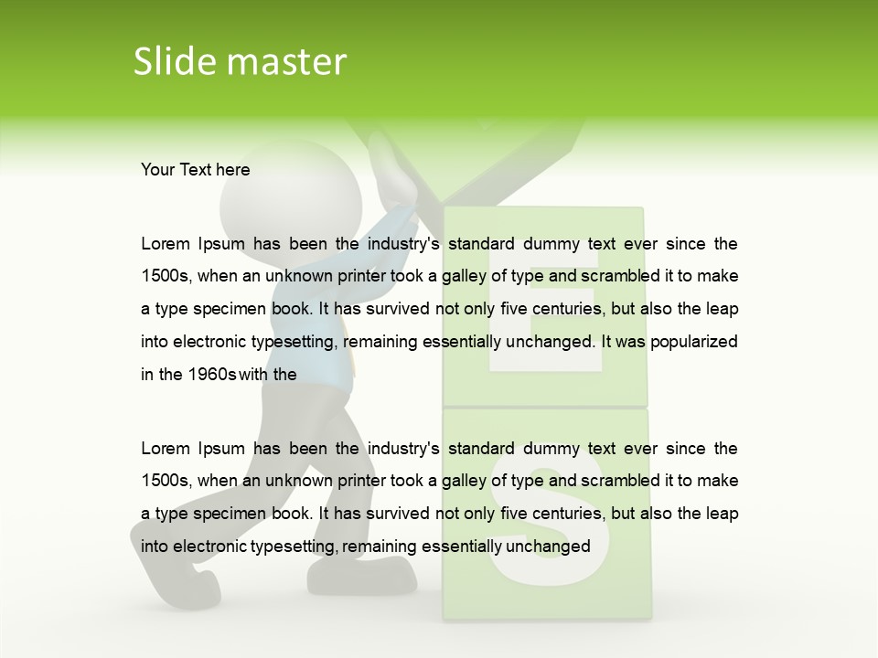 Okay Verify Affirmative PowerPoint Template