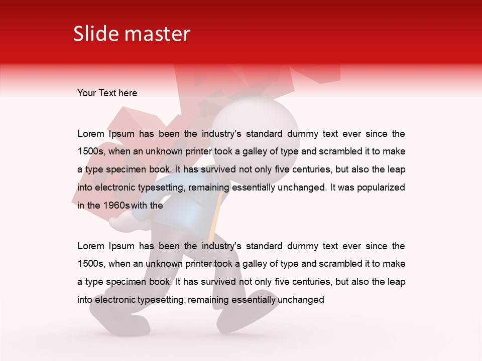 Recommendation Worker Success PowerPoint Template