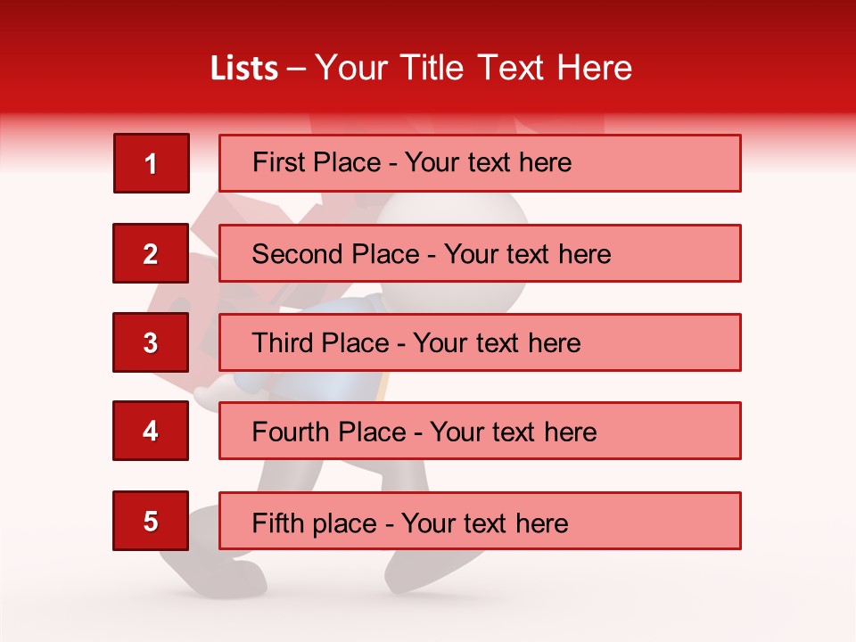 Recommendation Worker Success PowerPoint Template